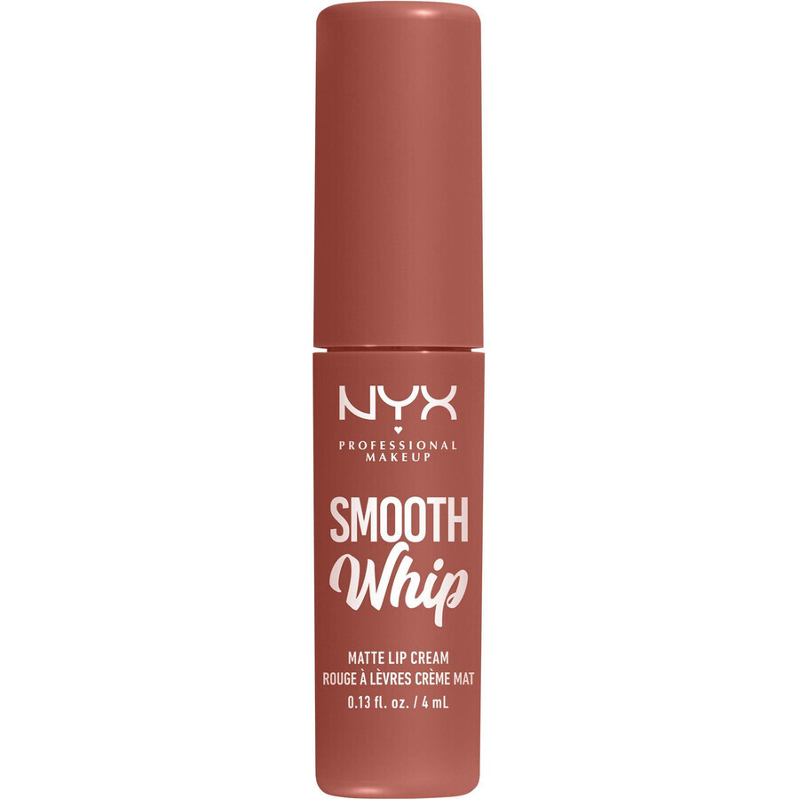 NYX Professional Makeup Smooth Whip Smooth Whip Matte Lip Cream 04 Teddy Fluff Matte Liquid Lipstick, 4 ml