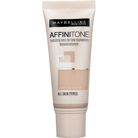 Maybelline New York Affinitone 16-Vanilla Rose Trucco idratante 30 ml