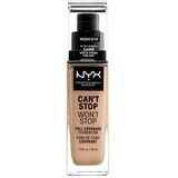 NYX Professional Makeup NYX Professional Makeup Can't Stop Won't Stop 24-Hour High-Coverage Makeup - 09 Medium Olive 30ml