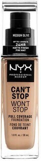 NYX Professional Makeup NYX Professional Makeup Can&#39;t Stop Won&#39;t Stop 24-Hour High-Coverage Makeup - 09 Medium Olive 30ml