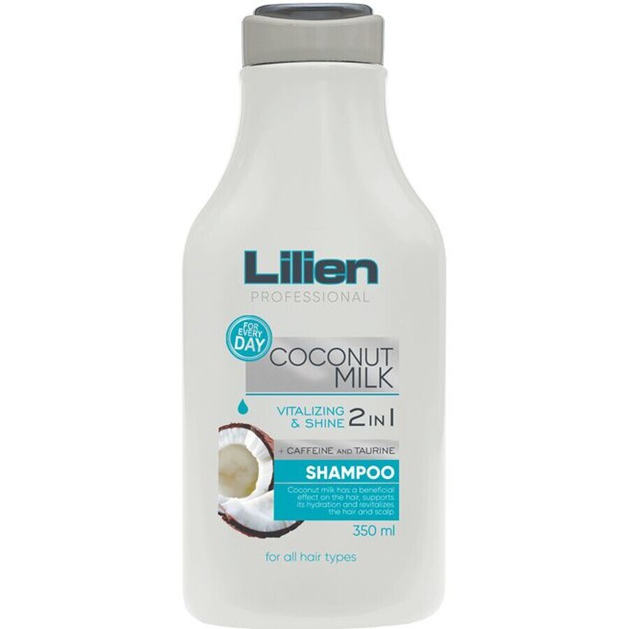 Lilien shampoo per tutti i tipi di capelli 2in1 al latte di cocco 350 ml