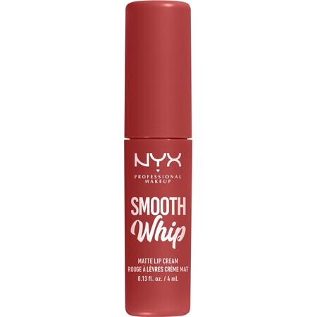 NYX Professional Makeup Smooth Smooth Whip Matte Lip Cream 05 Cream Parfait Matte Liquid Lipstick, 4 ml