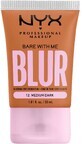 NYX Professional Makeup Bare With Me Blur Tint 12 Trucco medio scuro, 30 ml