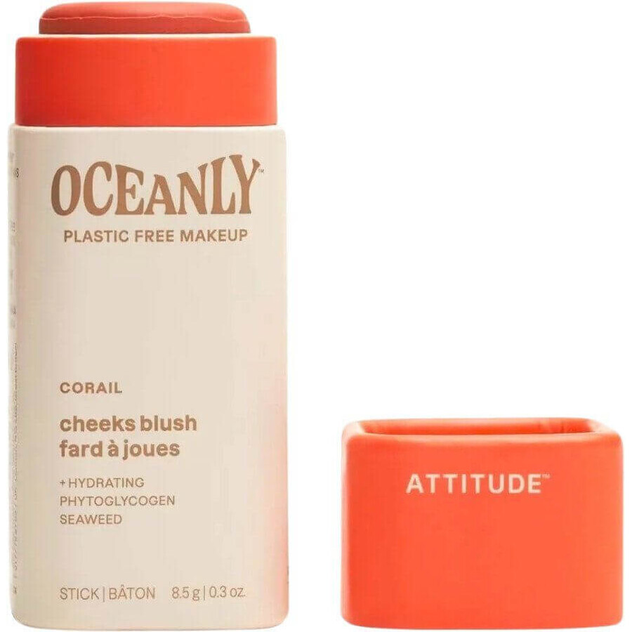 Attitude Oceanly Solid Cream Blush - Koraal 8.5 g