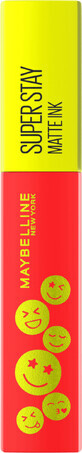 Barra de labios l&#237;quida Maybelline New York Superstay Matte Ink Moodmakers 445 Energizer, 5 ml