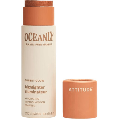 Attitude Oceanly Evidenziatore solido in crema - Sunset Glow 8,5 g