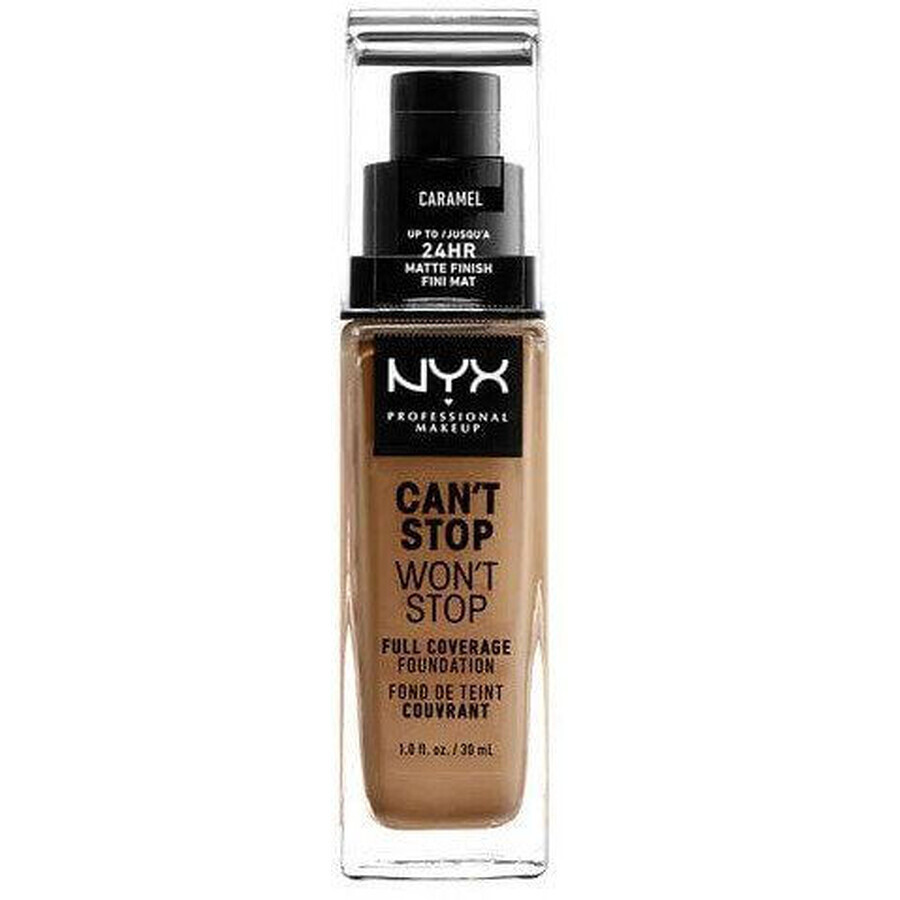 NYX Professional Makeup NYX Professional Makeup Can't Stop Won't Stop 24 Hour High Coverage Foundation - 15 Caramel 30 ml