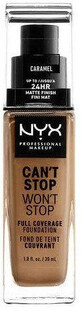 NYX Professional Makeup NYX Professional Makeup Can&#39;t Stop Won&#39;t Stop 24 Hour High Coverage Foundation - 15 Caramel 30 ml