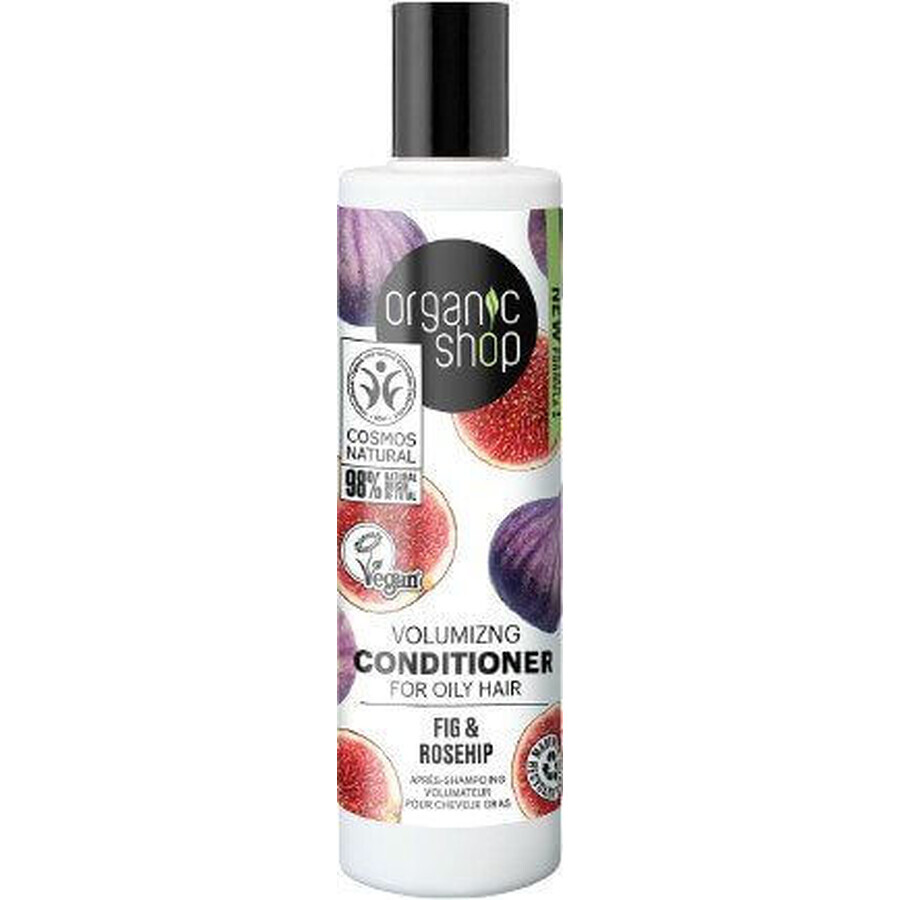 Organic Shop Balsamo volumizzante per capelli grassi Fico e rosa canina 280 ml