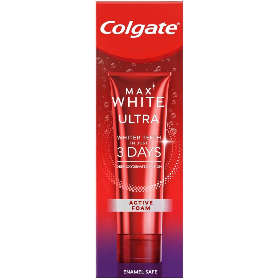 Colgate Max White Ultra Active Foam Whitening Toothpaste 50 ml