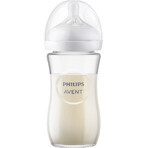 Philips Avent Natural Response Biberón de cristal 240 ml, 1m+