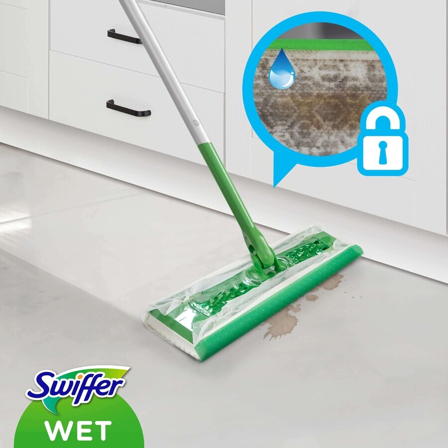 Swiffer Salviette umidificate per la pulizia dei pavimenti al gusto di agrumi 40 pz.