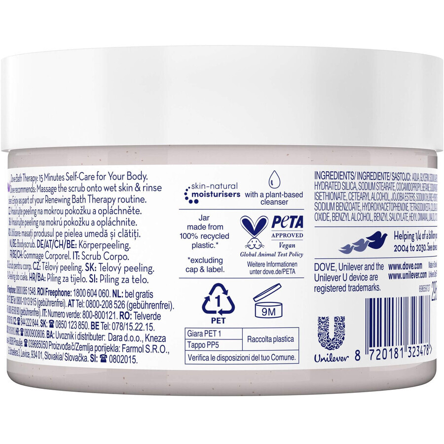 Dove Bath Therapy Renovador Exfoliante Corporal 295 ml