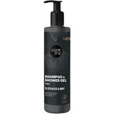 Organic Shop Gel doccia e shampoo 2 in 1 Legno nero e menta 280 ml