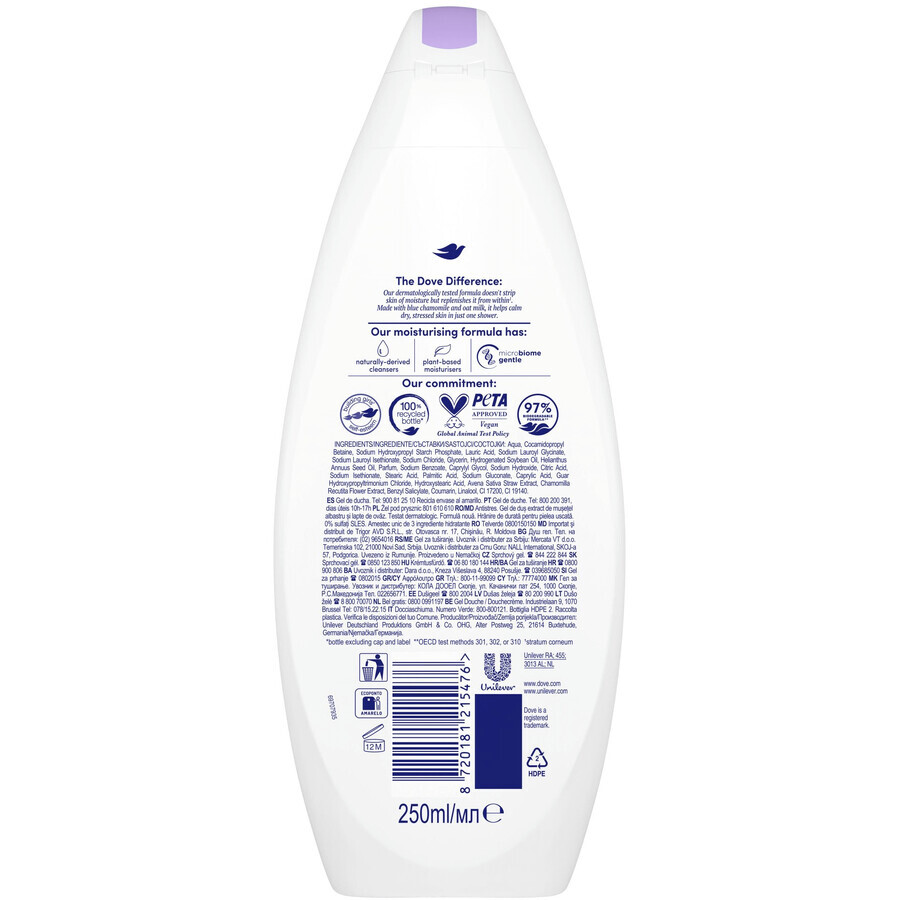 Gel de duș Dove Antistress 250 ml