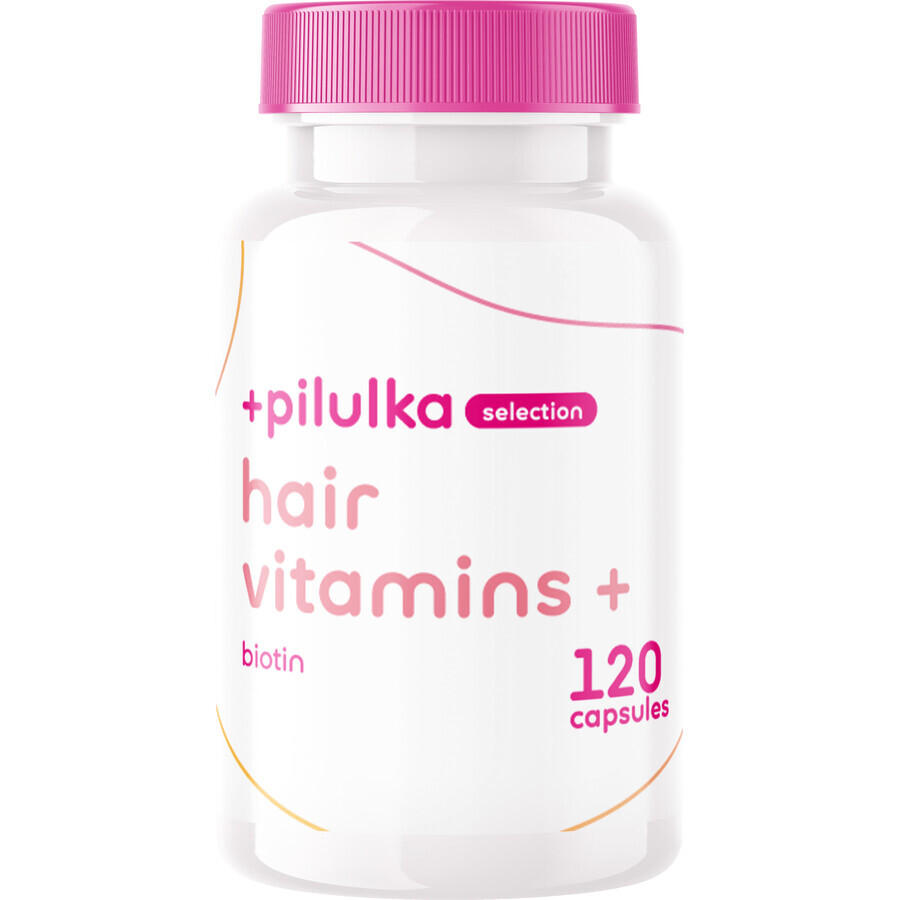 Pillole di selezione delle vitamine per capelli Forte 120 compresse