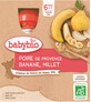 Babybio doypack pere con banana e miglio 4 x 90 g