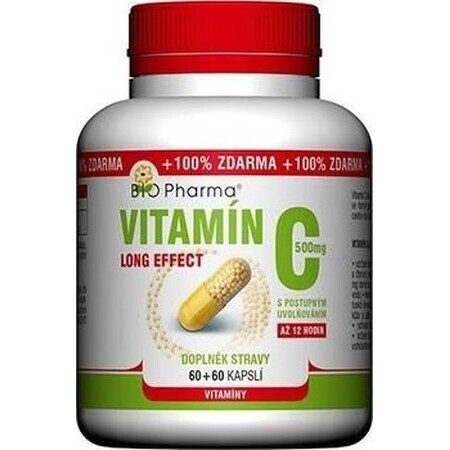 Bio Pharma Vitamina C 500 mg ad azione prolungata 120 capsule