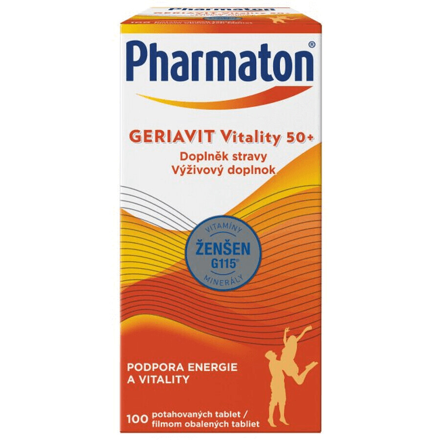 Pharmaton Geriavit Vitality 50+ 100 compresse