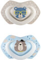 Canpol babies BONJOUR PARIS set di ciucci simmetrici in silicone blu 0-6m 2 pz.