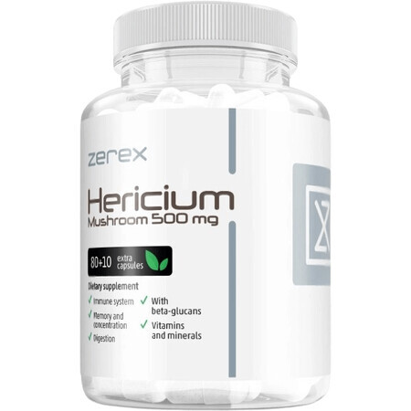 Zerex Hericium 500mg - memoria e concentrazione 90 capsule molli