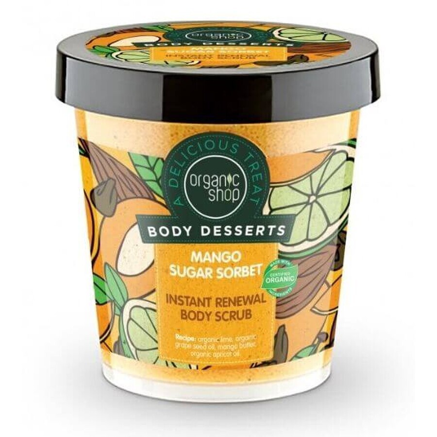 Negozio biologico Natura Siberica - Sorbetto di zucchero al mango - Scrub corpo 450 ml