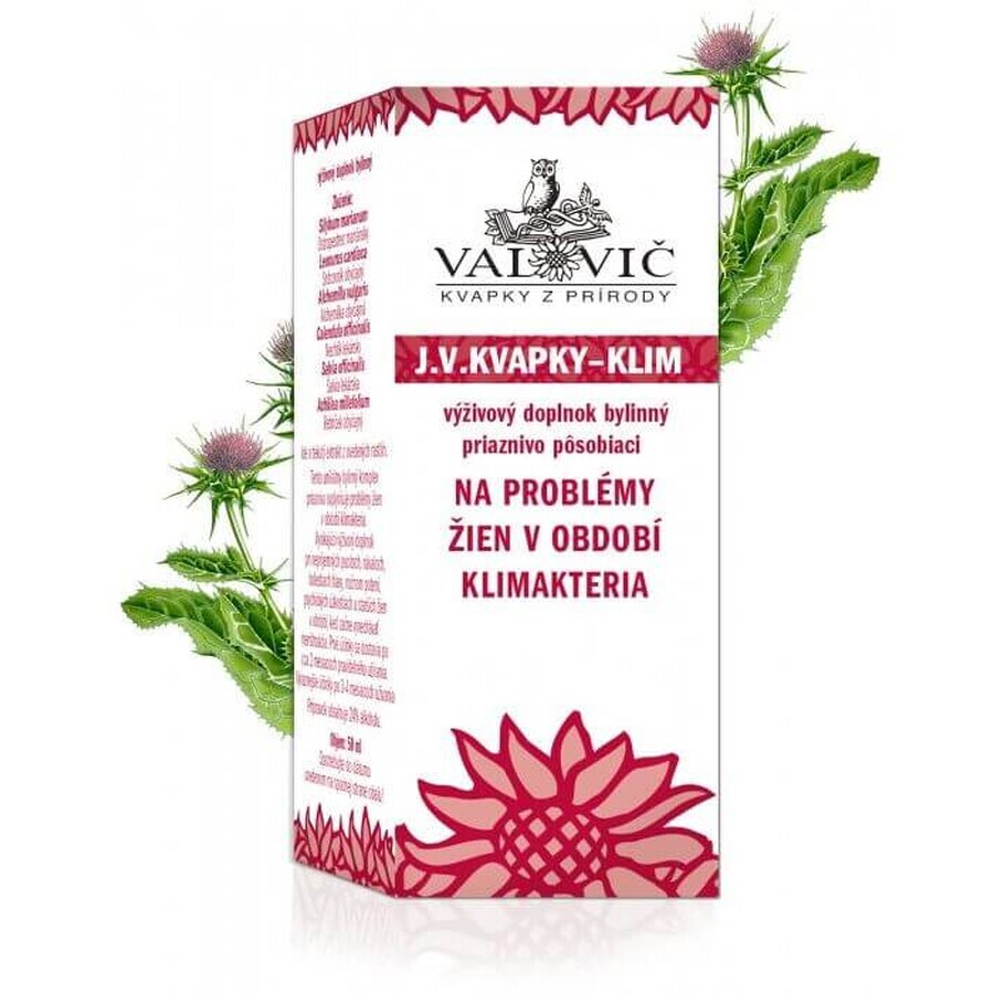 Valovici J.V. KVAPKY - KLIM for women's problems during menopause 50 ml