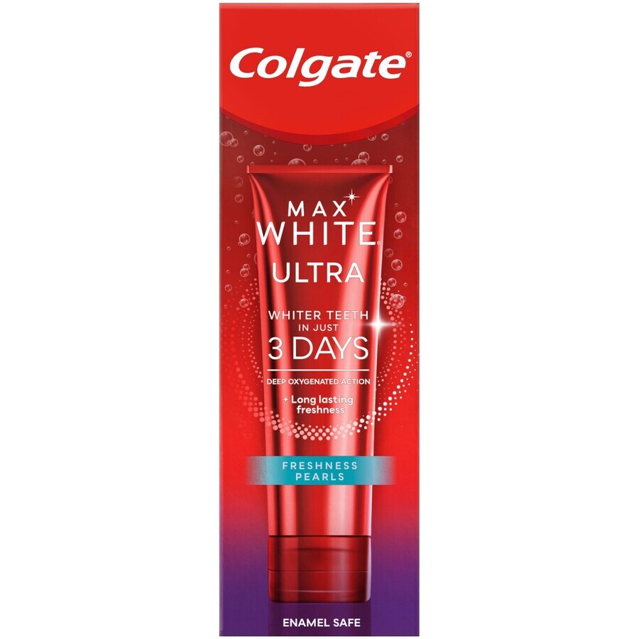 Colgate Max White Ultra Fresh Pearls, pastă de dinți de albire 50 ml