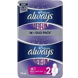 Always Platinum Ultra Ultra Super Super Plus Duopack 14 pieces