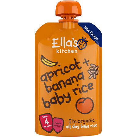 Ella's Kitchen Organic baby rice with bananas and apricots 120 g