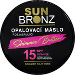 Vivaco Sun Olio protettivo solare bronzante con glitter scintillanti SPF15, 100 ml