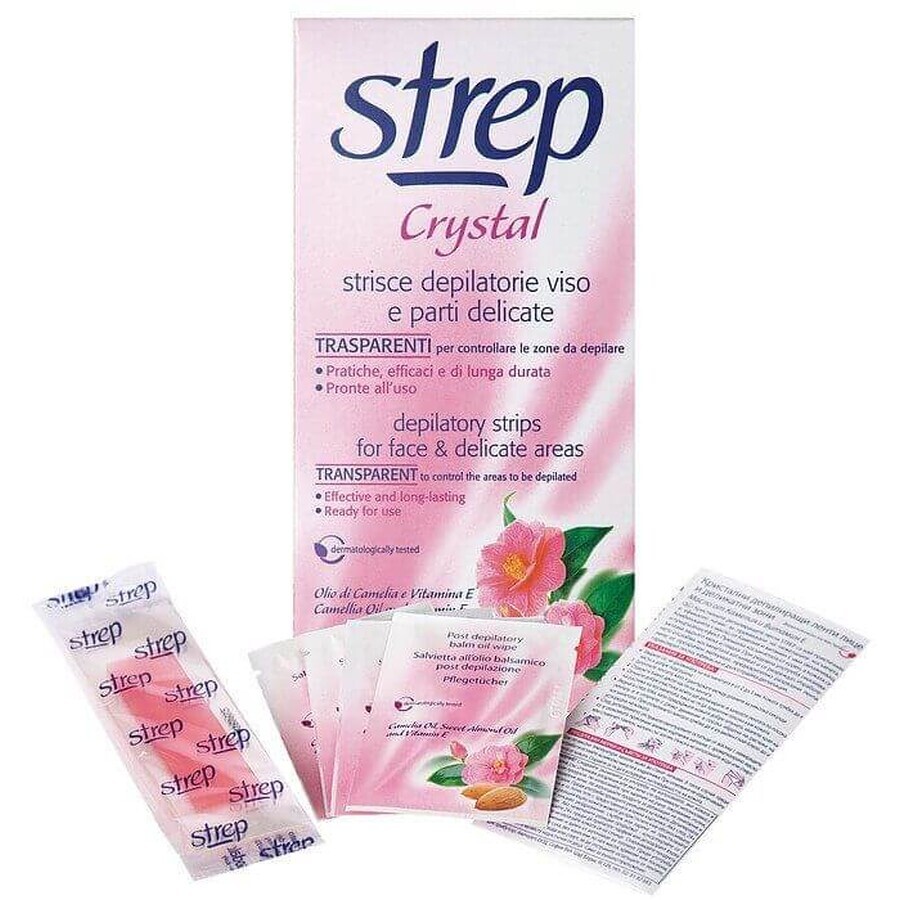 Strisce di cera Strep Drunk per viso e zona bikini 20 pz.