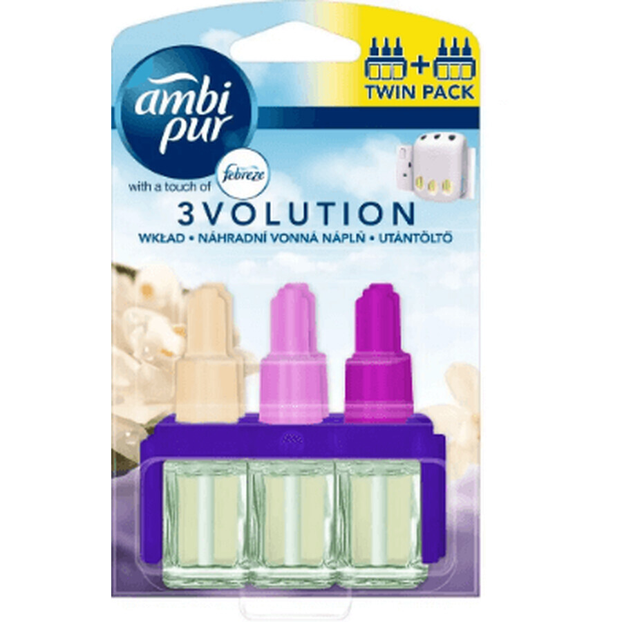 AmbiPur 3Volution Ricarica rinfrescante, Moonlight Vanilla 2 x 20 ml