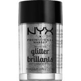 NYX Professional Makeup Face & Body Glitter Glitter - Argint 2,5 g