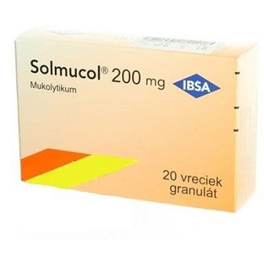 Solmucol 200 mg gránulo 20 unid.