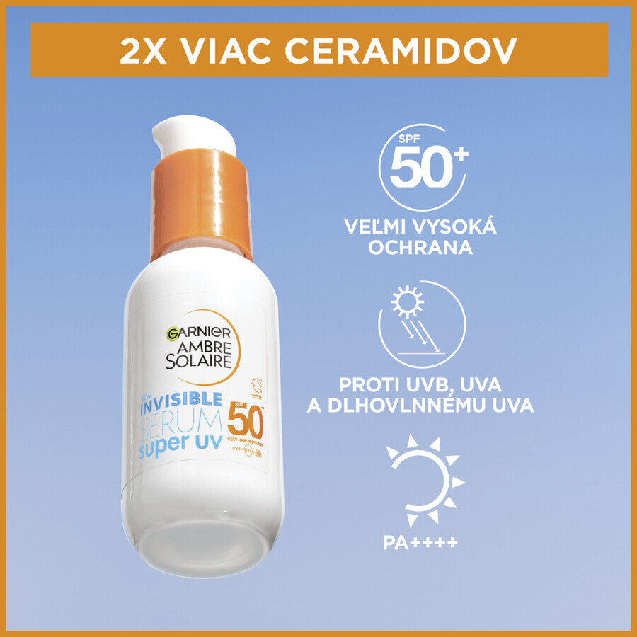 Garnier Ambre Solaire Siero Super UV Giorno, SPF 50+, 30 ml