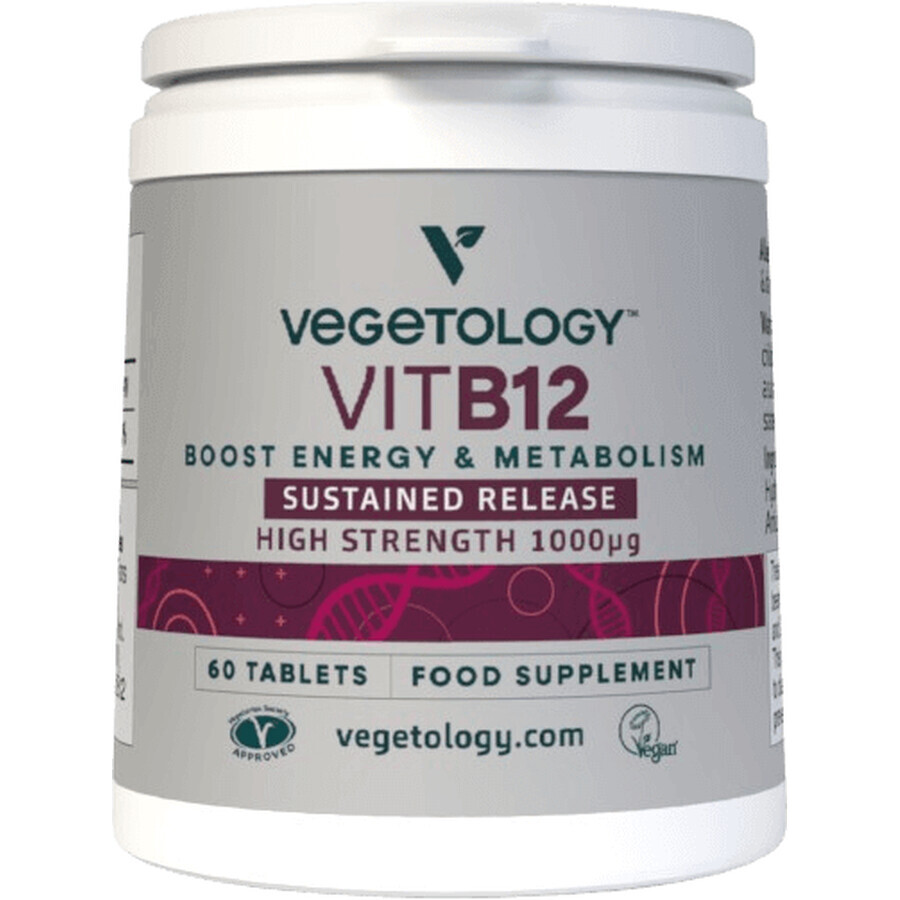 Vegetology Vitamina B12, cianocobalamina 60 compresse