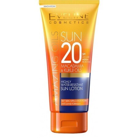 Eveline Cosmetics SunCare Wasserfeste Sonnenschutzlotion SPF20, 200 ml