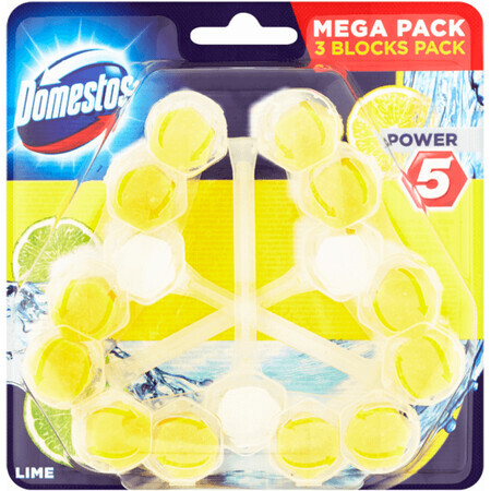 Domestos Power 5 Lime 3 x 55 g