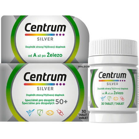 Centrum Silver 50+ gluten-free, 30 tablets