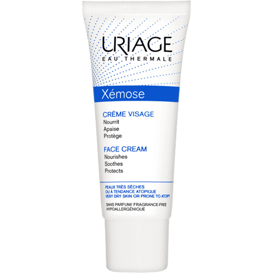 Uriage Xémose Crème Visage Crema facial nutritiva para pieles secas y atópicas 40 ml