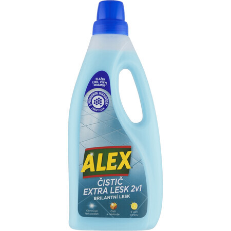 Alex Fliesenreiniger Extra Care 2in1 mit Glanz, Linoleum und Vinyl mit Zitronengeschmack 750 ml