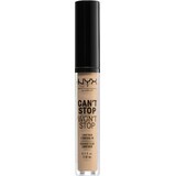 NYX Professional Makeup Can't Stop Won't Stop concealer - nuanța 07 Natural 3,5 ml