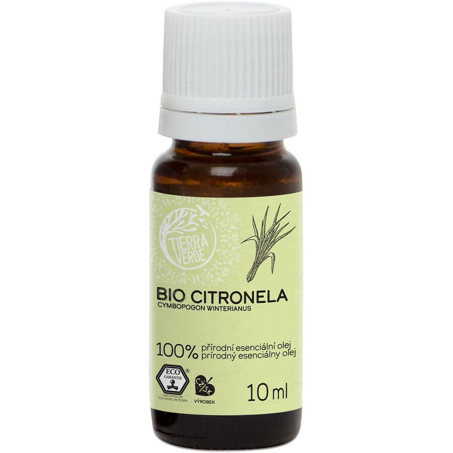 Tierra Verde Olio essenziale biologico Citronella 10 ml