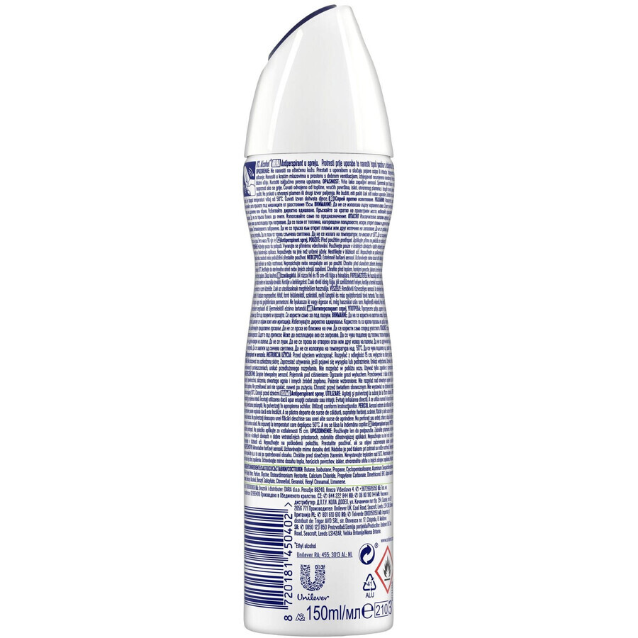 Rexona Aloe vera spray antitraspirante 72H 150 ml