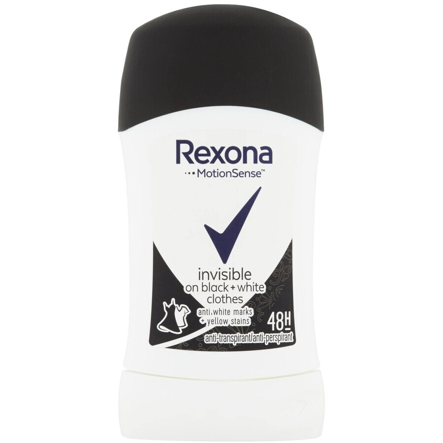 Rexona Invisible on Black + White deodorante solido 40 ml