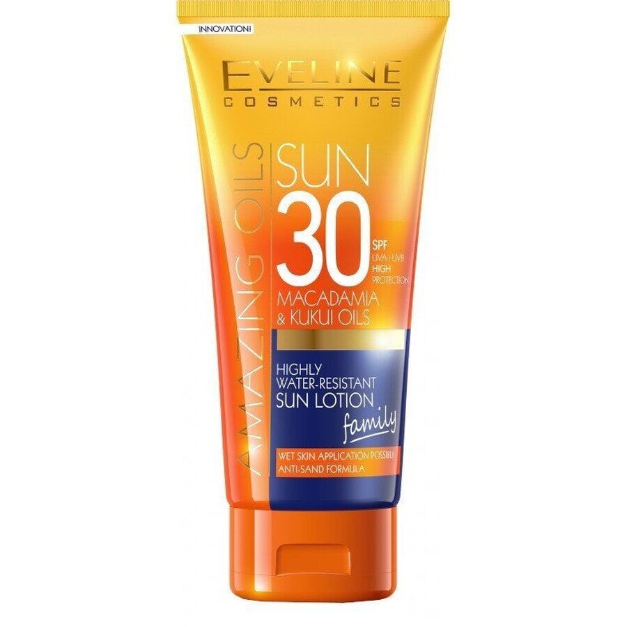 Eveline Cosmetics SunCare Loción solar resistente al agua SPF30, 200 ml