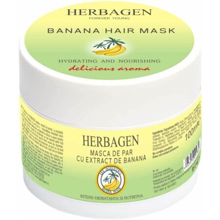 Herbagen Maschera per capelli con estratto di banana 100 ml