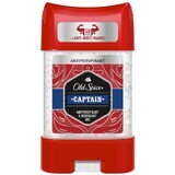 Old Spice Captain Antitraspirante Gel trasparente con note di sandalo e agrumi 70 ml