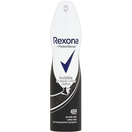 Rexona Antitraspirante Invisible Black+White 150 ml